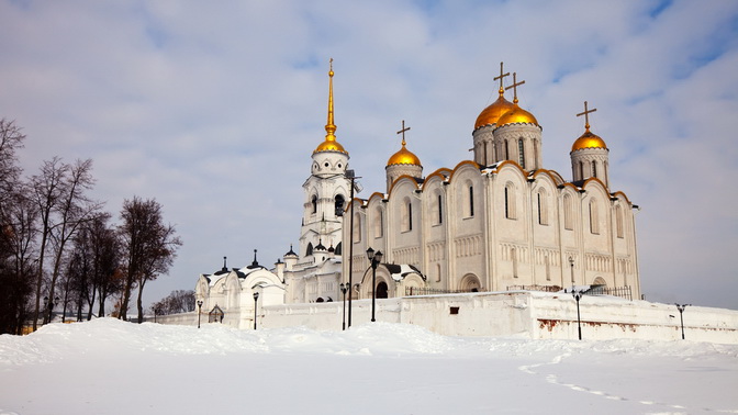 Успенский собор зимой фото