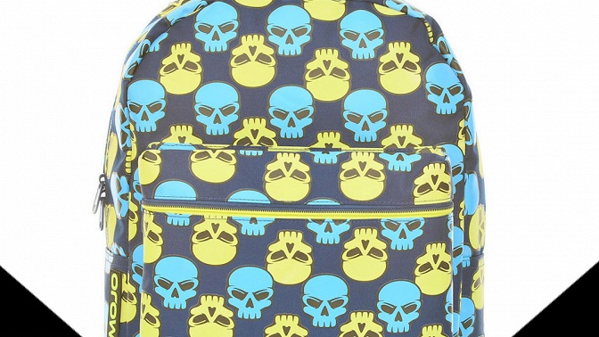 Рюкзак Brite Skull Checker, цвет синий/мультиколор, Mojo по цене 1530 руб,доставка в город Санкт-Петербург - Скидочные купоны на покупку детскойодежды для девочек и мальчиков