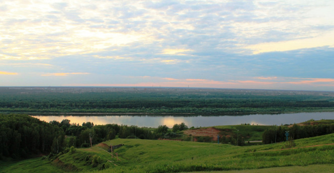 Хабарское нижегородская. Село Хабарское Нижегородская область. Хабарское вид на реку.