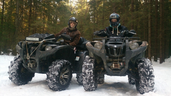 Заезд на квадроцикле