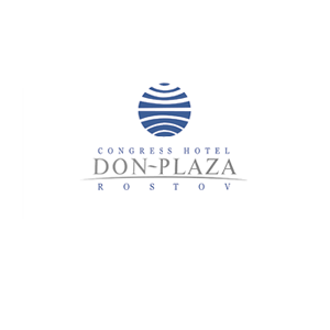 Дон плаза ростов на дону сайт. Дон Плаза. Дон Плаза лого. Don Plaza логотип. Эмблема гостиницы Дон Плаза.