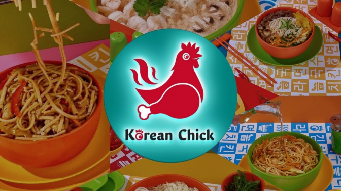 Всё меню кухни и напитки от сети кафе Korean Chick со скидкой 40%