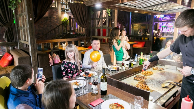 Teppanyaki bar российская ул 255 9 фото