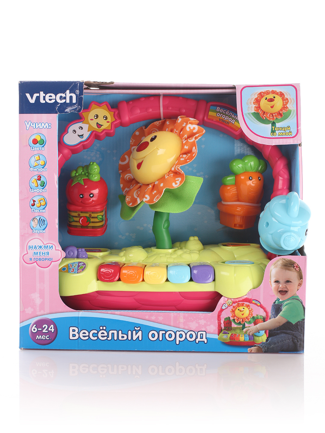 Игрушка развивающая «Веселый огород», Vtech по цене 1750 руб, доставка в  город Москва - Купить со скидкой товары для детей на распродаже от Biglion